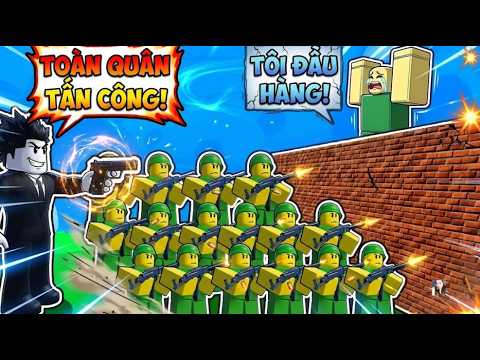 Tôi Đã Triệu Hồi 100 Xe Tăng Để 'Nghiền Nát' Quân Địch Như Thế Nào Trong Roblox Battle Tycoon ?