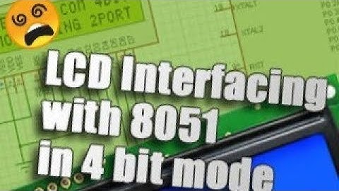 Learn How the 4 Bit Mode & 8 Bit Mode works in lcd 16X2 ? 🤔