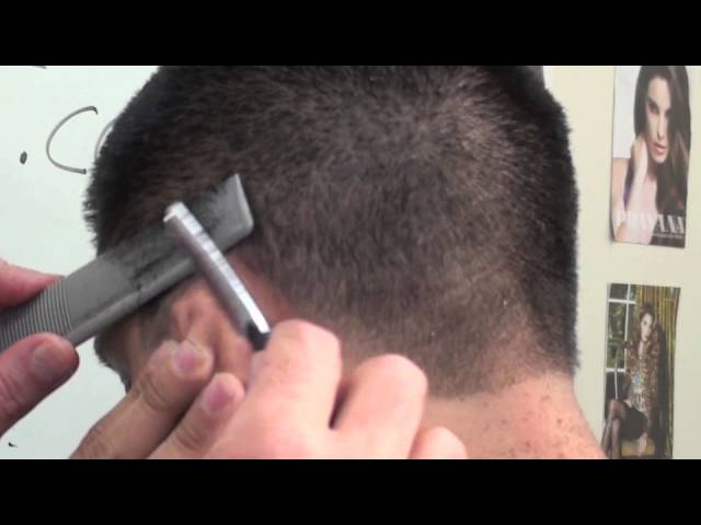 razor and comb haircut