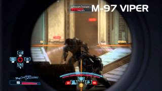 Mass Effect 3 Weapons | M-4 Shuriken, M-97 Viper and M-27 Scimitar