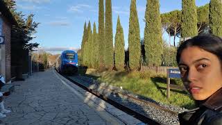 FS Trenitalia HTR312 021 ad Asciano - Monte Oliveto Maggiore: 10/12/2025.