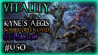 Kyne s Aegis bosses destroyed Vitality Stamina Necromancer u50