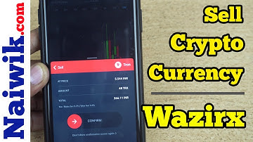 How to Sell a Cryptocurrency in Wazirx