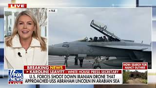 BREAKING: US President Trump's F35C⚡Lightning II TAKES DOWN Iranian drone near USS Abraham Lincoln