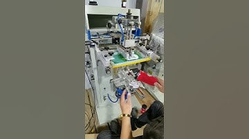 XT 250S Pneumatic Cylindrical Screen Printing Machine cups, mugs, tubes, containers,  bottles printi