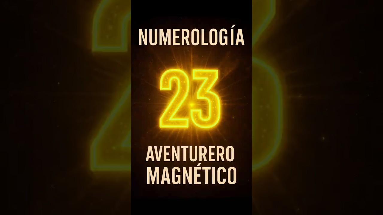NÚMERO 23 en Numerología 😱 Tu Don OCULTO de Comunicación y Aventura ✨