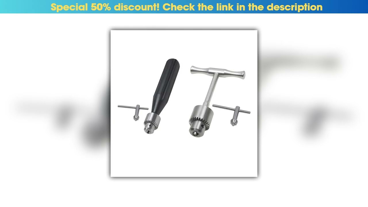 Deal GREATLH Orthopedic Bone Hand Drill Aluminum Handle Hollow Hand Drill Orthopedic Instrument pet