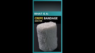 What Is A Crepe Bandage Used For? One Minute Demos Youtube Shorts