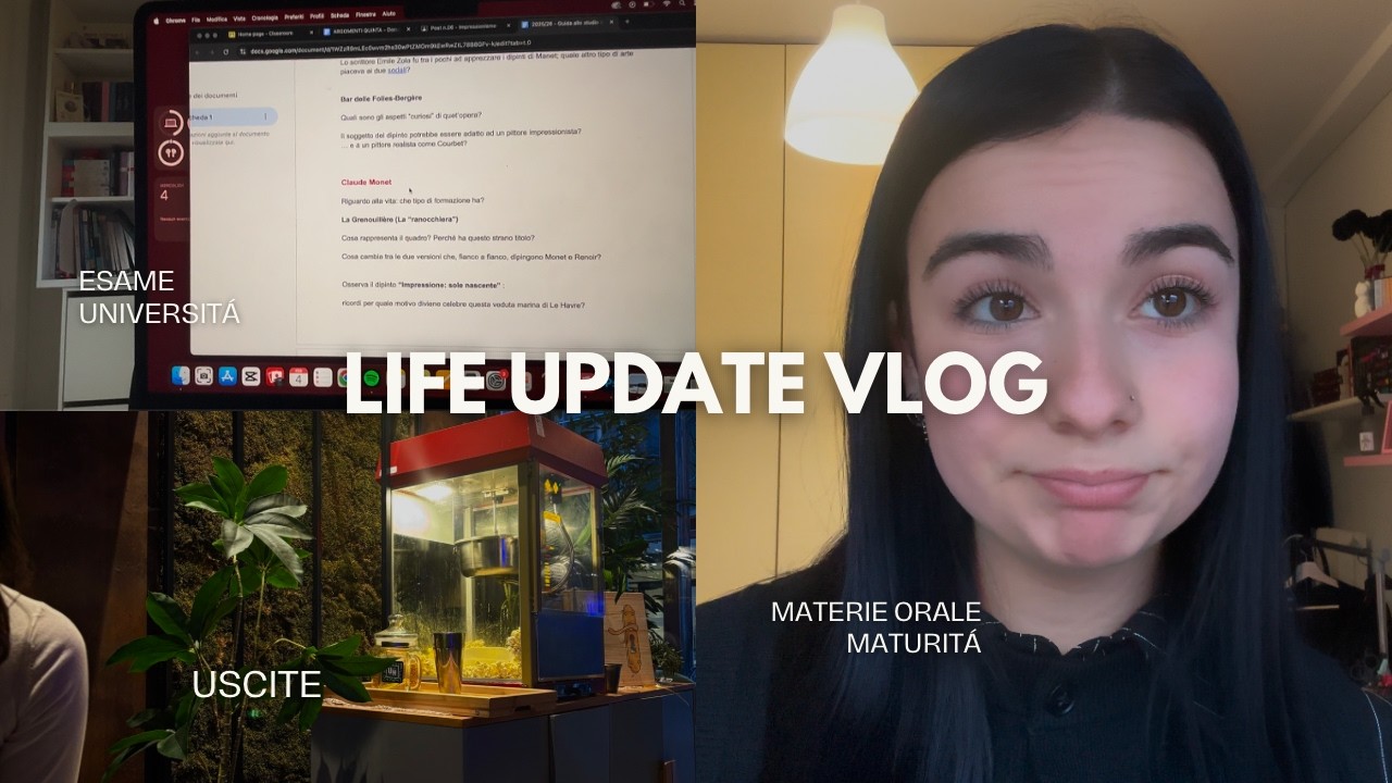 SONO USCITE LE MATERIE DELLA MATURITÀ… | weekly vlog: esame orale, università e pensieri sparsi ꩜
