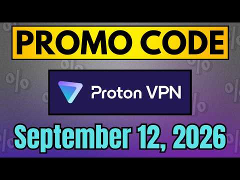 (NEW) Proton VPN Promo Code & Coupon Code September 2026 | Proton VPN Discount Code | 09/12/2026
