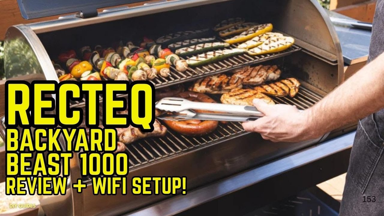 Recteq Backyard Beast 1000 Review + WiFi Setup | How Well Does It Hold Temperature?