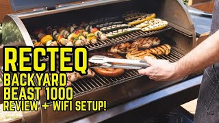 Celebrity Recteq Backyard Beast 1000 Review + WiFi Setup | How Well Does It Hold Temperature? Net Worth