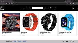 Build my own e-commerce website from crash using Express JS