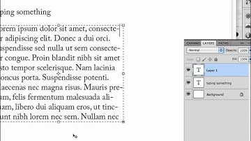Photoshop CS5 - Block Text