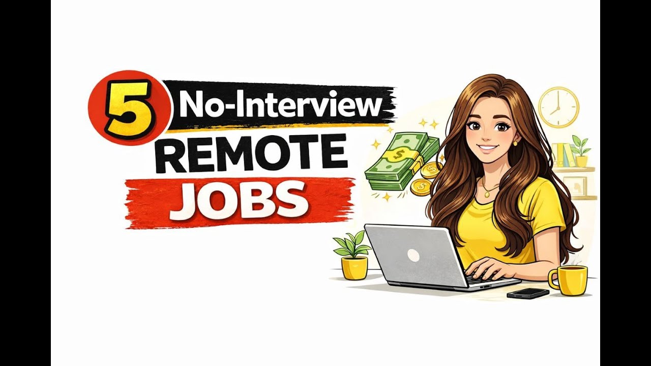5 Remote Jobs You Can Start Without an Interview