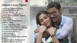 Anirudh Love Songs Vol 1 | Anirudh Hit Songs | Tamil Songs | Love Songs | Jukebox@U1_Musical_Ulagam