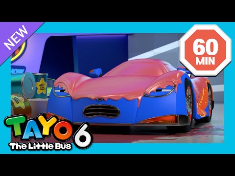 Tayo S6 EP16-20 Compilation | An Amazing Picnic and more (60 mins) | Tayo the Little Bus