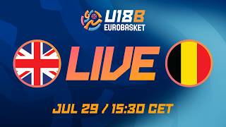 LIVE - Great Britain v Belgium | FIBA U18 EuroBasket 2026 Division B | Group Phase