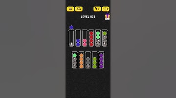 Ball Sort - Color Puzzle Game - Level 638 - Walkthrough SOLVED by RobotPlayer AI!!!