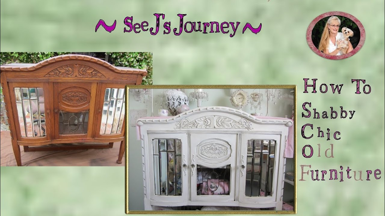 How to Shabby Chic Furniture YouTube