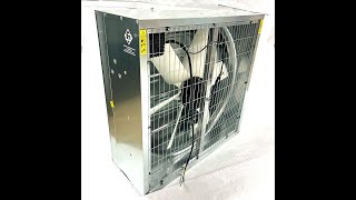 Greenhouse solar exhaust fan