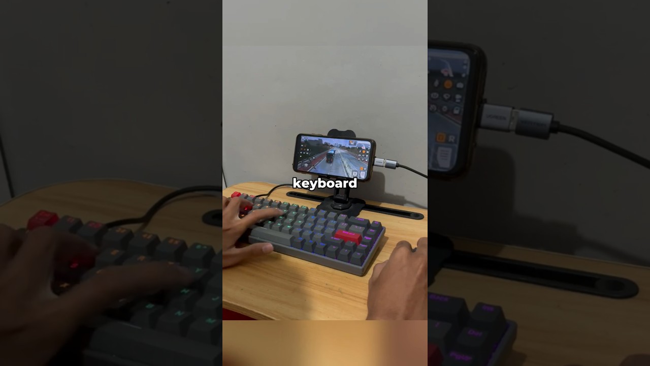 Coba Main BUSSID Pake Keyboard & Mouse di HP Android!! 100% Bisa!! #bussid #mobilador #howlif