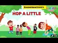 Hop a little, jump a little|| popular Hindi Rhymes nursery kids poem, Balvatikactivity 