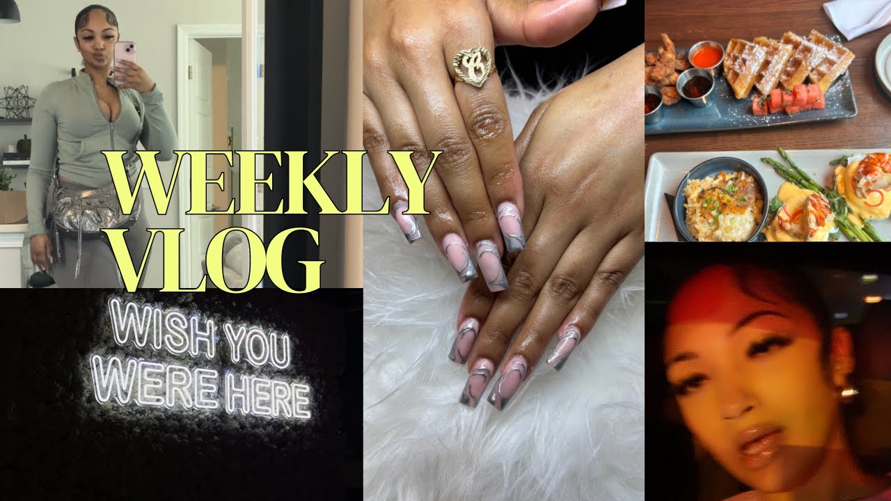 WEEKLY VLOG: SKIMS TRY ON HAUL+ GIRLS NIGHT OUT+ COME TO WORK WITH ME+ ...