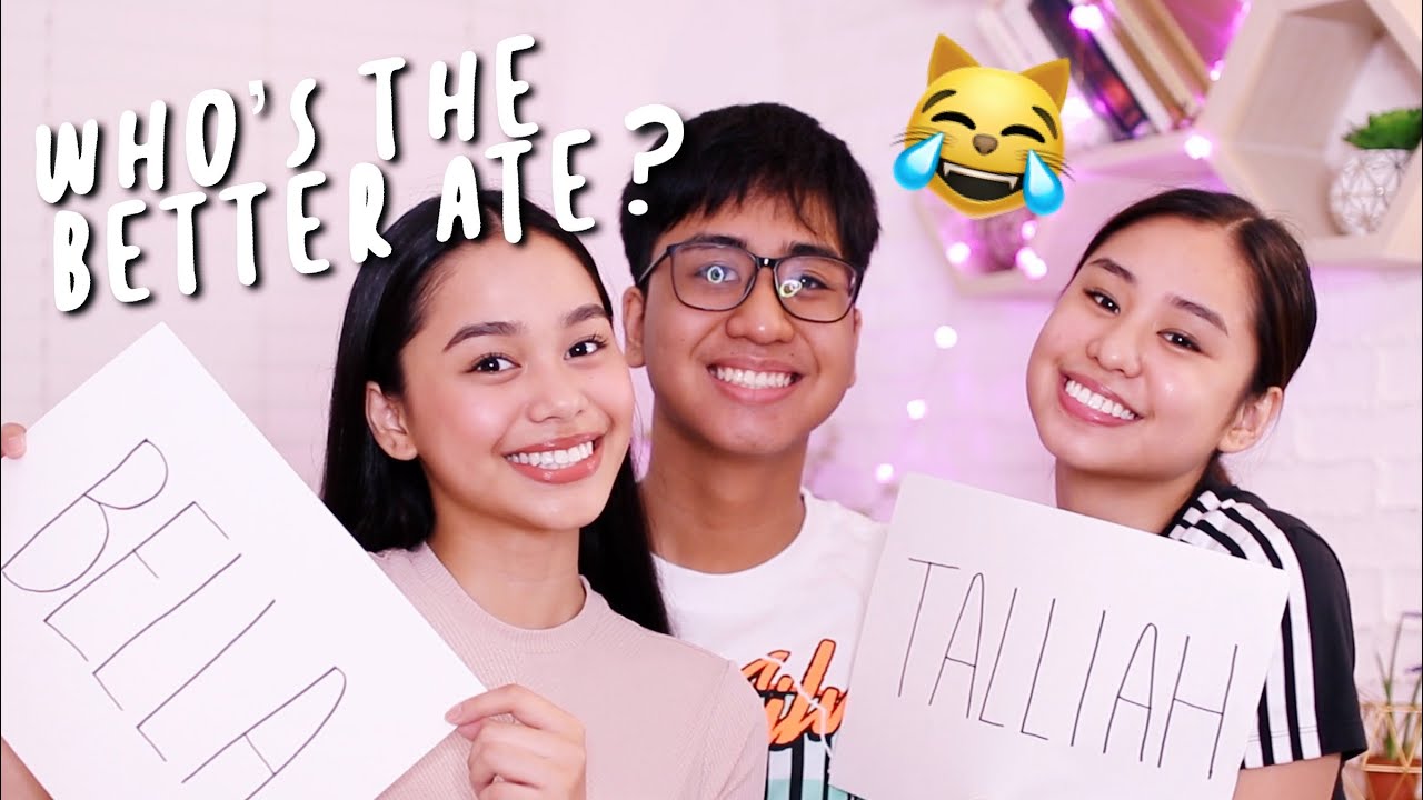 WHO'S WHO CHALLENGE w/ MY SIBLINGS | ThatsBella