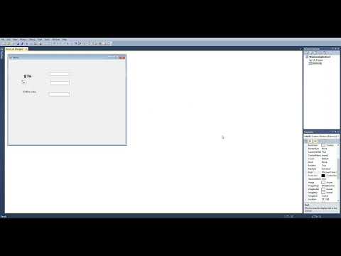 การหาพื้นที่สามเหลี่ยม Visual basic 2010