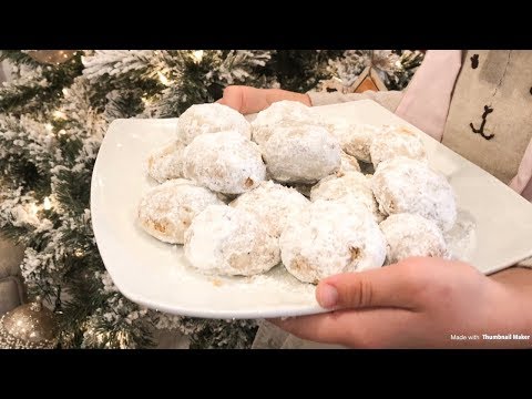 CHRISTMAS COOKIES | Nutella Snowball Stuffed Cookies