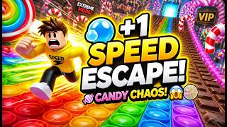 +1 SPEED BUBBLE WRAP ESCAPE CANDY in Roblox 😱