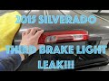 2015 Silverado 2500 3rd Brake Light Leak / Repair