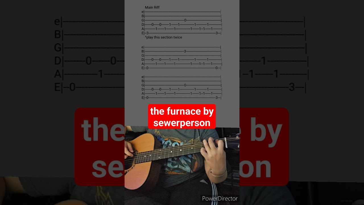 the furnace by sewerperson- Acoustic Guitar Tab 