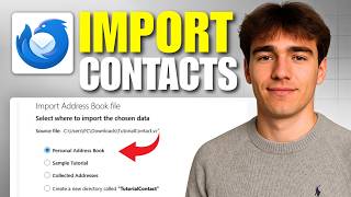 How To Import VCard Contacts To Thunderbird Address Book (Tutorial 2026)