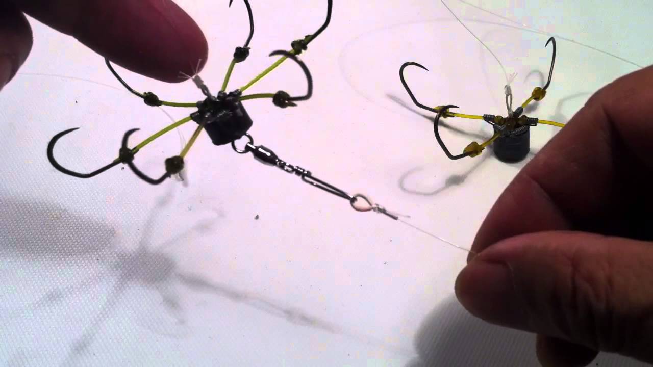 How To Setup Double Touch Hook - DIY Fishing - Cách Buộc Lục Hai Tầng