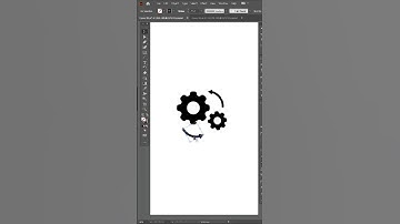How to make Setting icon with basic circle and rectangle shape in adobe illustrator