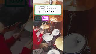 Drum Beat | Hi Hat | 16th Note #drums #drumming #drumlessons