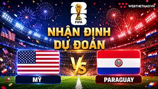 ANALYSIS & PREDICTION | USA vs. PARAGUAY | HOST NATION AMBITION | 2026 WORLD CUP GROUP STAGE
