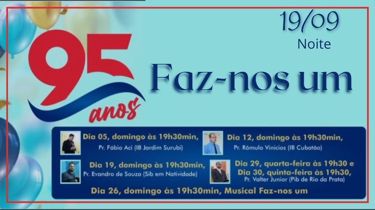 Culto Noite - 19/09