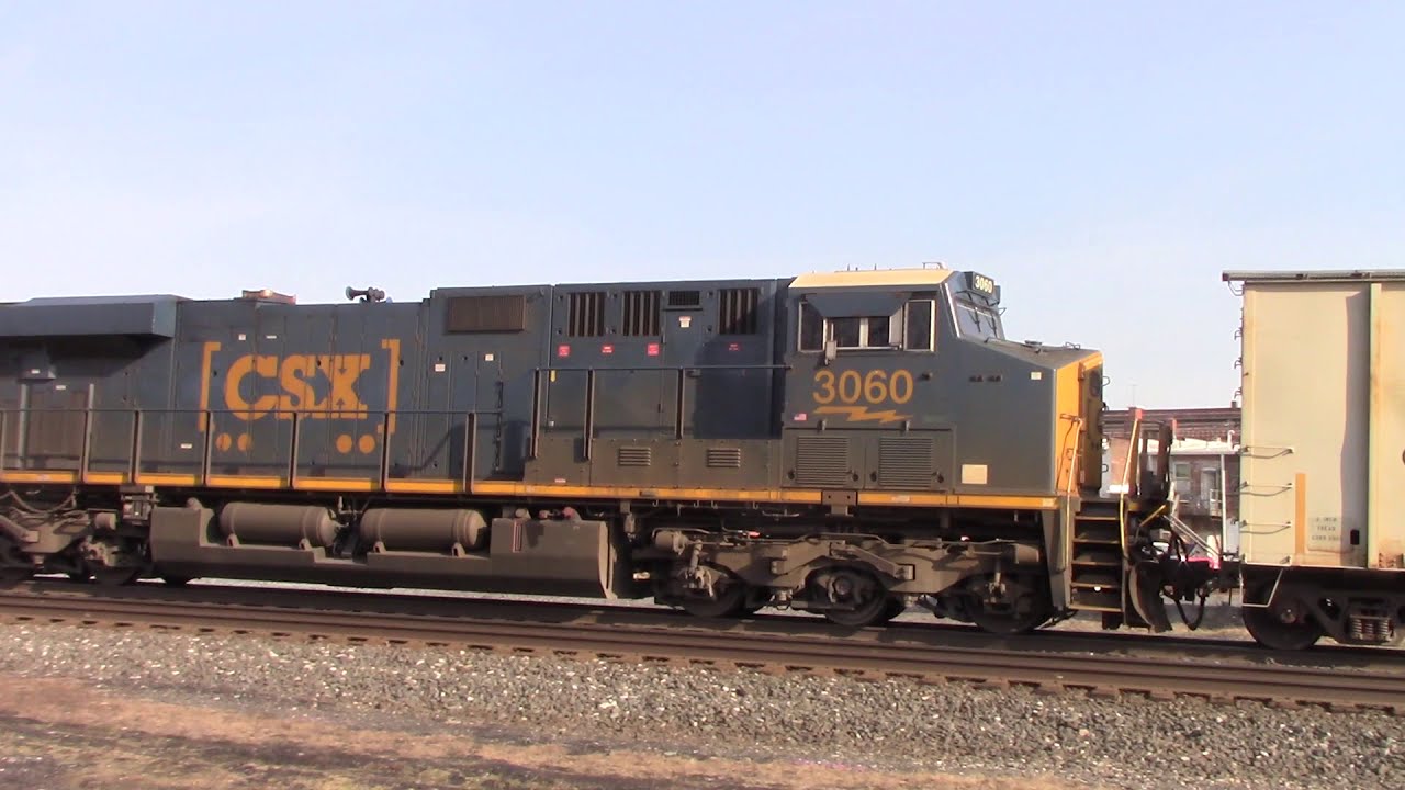 3/8/21 Deshler, OH; CSX 511 (YN2 Paint) leaads a train west