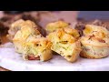 Muffins au camembert aux lardons et aux noix  demotivateur food