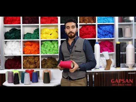Metallic yarns (lurex, angelina fiber) push out negative energy from the body - video from GAPSAN