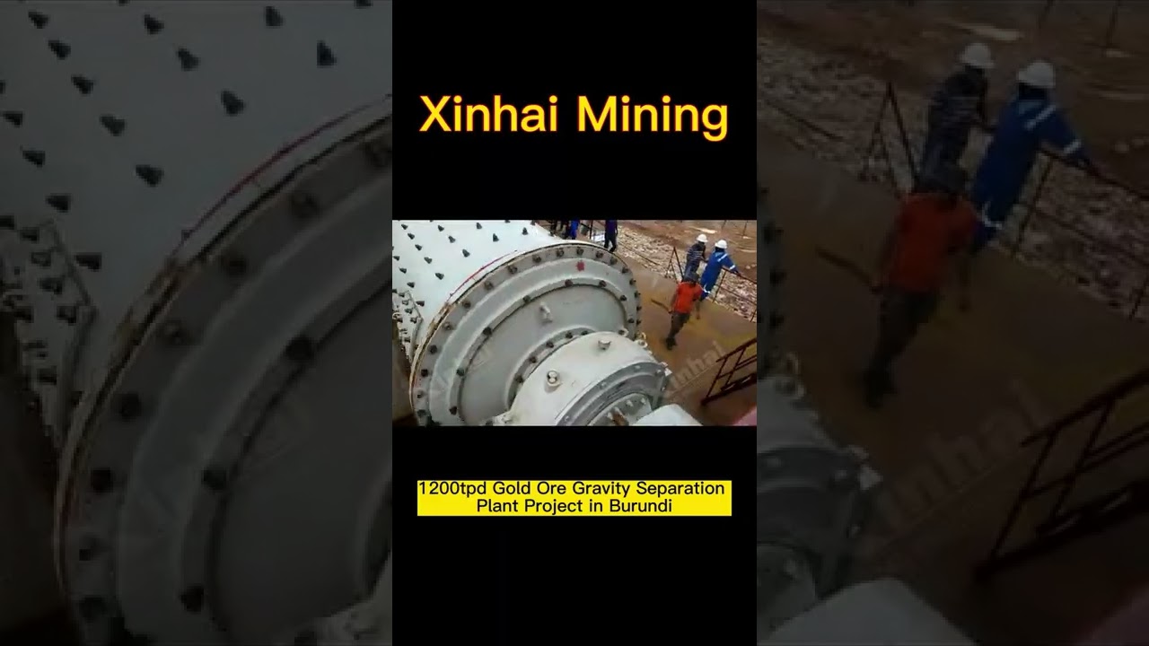 1200tpd Gold Ore Gravity Separation Plant Project in Burundi