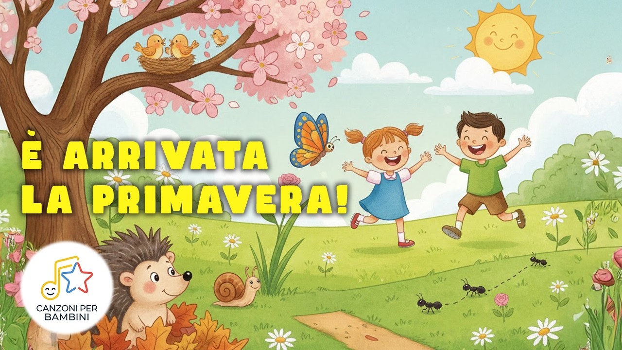È ARRIVATA LA PRIMAVERA 🌼 Canzoni per bambini - 3-6 anni #canzoniperbambini