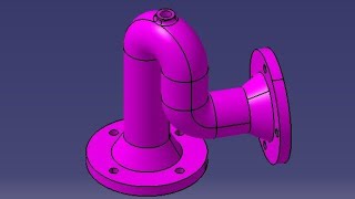 BEND PIPE DESIGN CATIA V5 TUTORIAL.