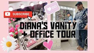 Diana's Vanity + Office Set up and Tour by Diana Dreamstar 154 views 2 years ago 10 minutes, 44 seconds