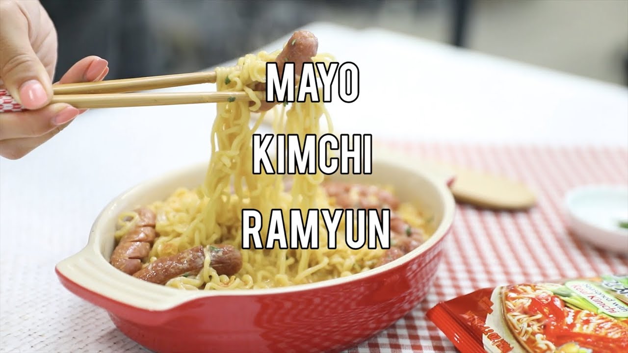 [Recipe Video] Mayo Kimchi Ramyun Recipe - YouTube