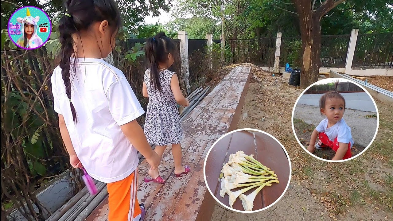 น้องออมเล็ต เดินป่า สำรวจสวนหมู่บ้าน พร้อมผจญภัยกับเพื่อนๆ