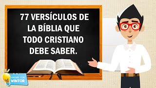 77 Versículos De La Biblia Que Todo Cristiano Debe Saber   Si Eres Cristiano Comparte este vídeo # 3